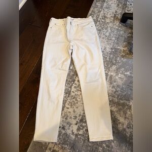 J. Crew White Toothpick Jeans